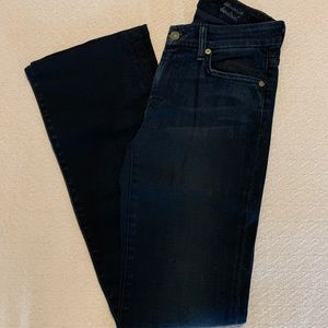 Dark denim bootcut